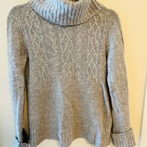 Gap Cable Sweater, small, grey